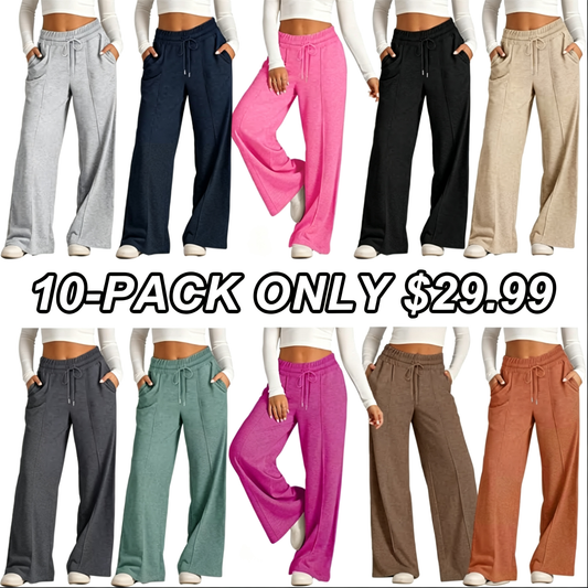 Women's straight-leg loose casual pants