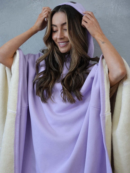 🎃Halloween Sale - Solid Color sided Fleece Hoodie Blanket