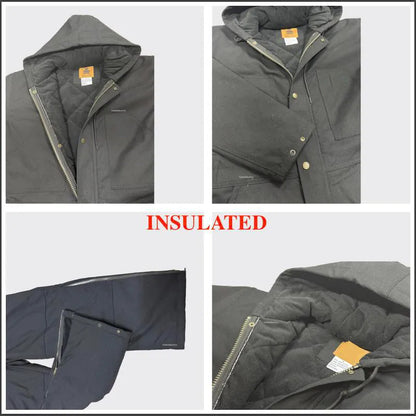 Men’s Loose Insulated Multi-Pocket Coverall