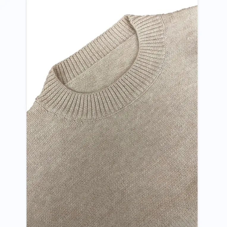 Women's Drop Shoulder Split Hem Sweater