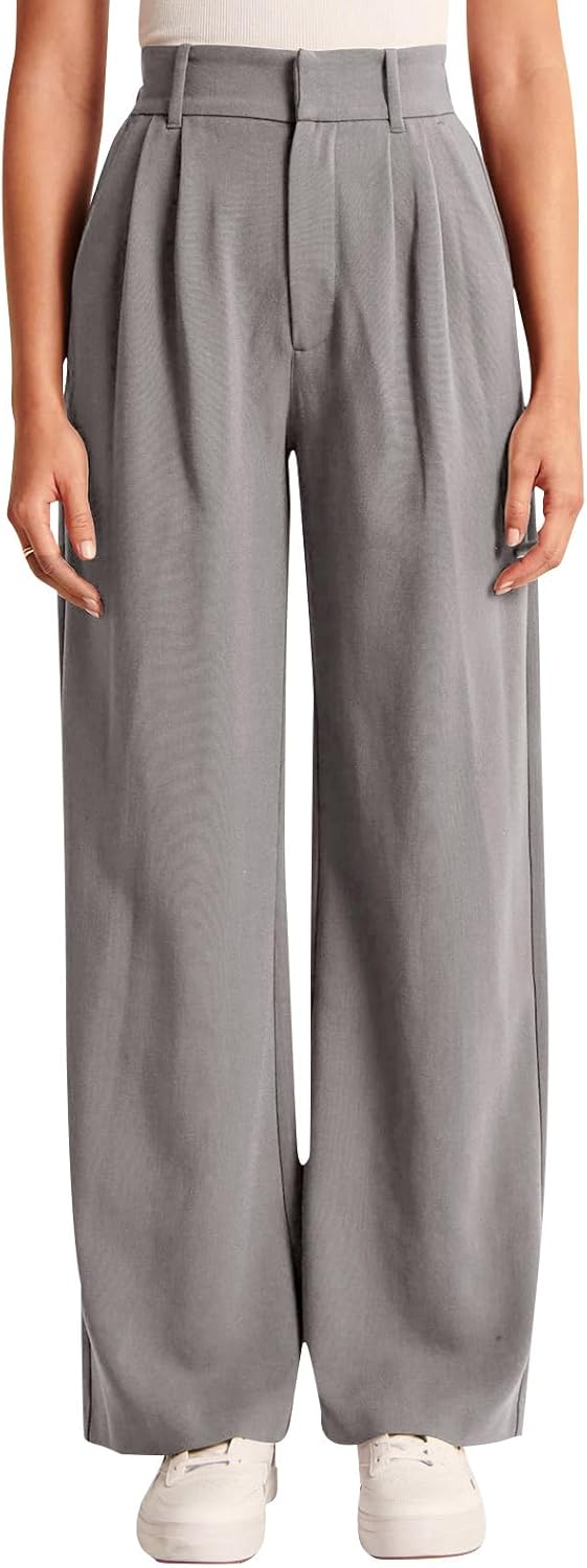 High-Waisted Work Pants for Women – Business Casual Office Trousers with Pockets (2025 Edition)
