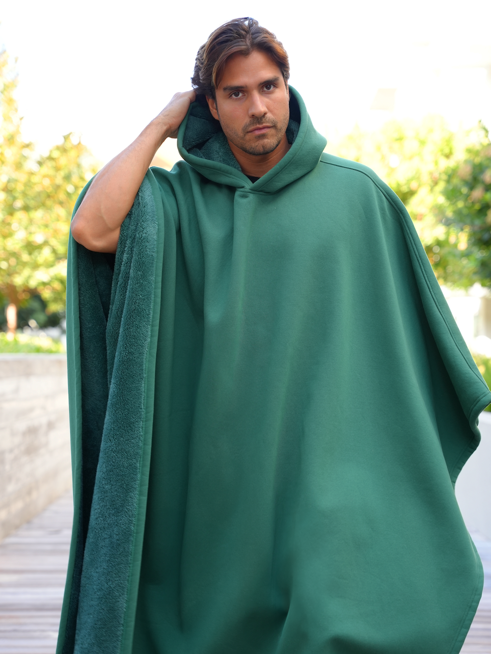 🎃Halloween Sale - Solid Color sided Fleece Hoodie Blanket
