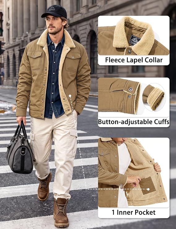 Men's Fitted Trucker Jacket