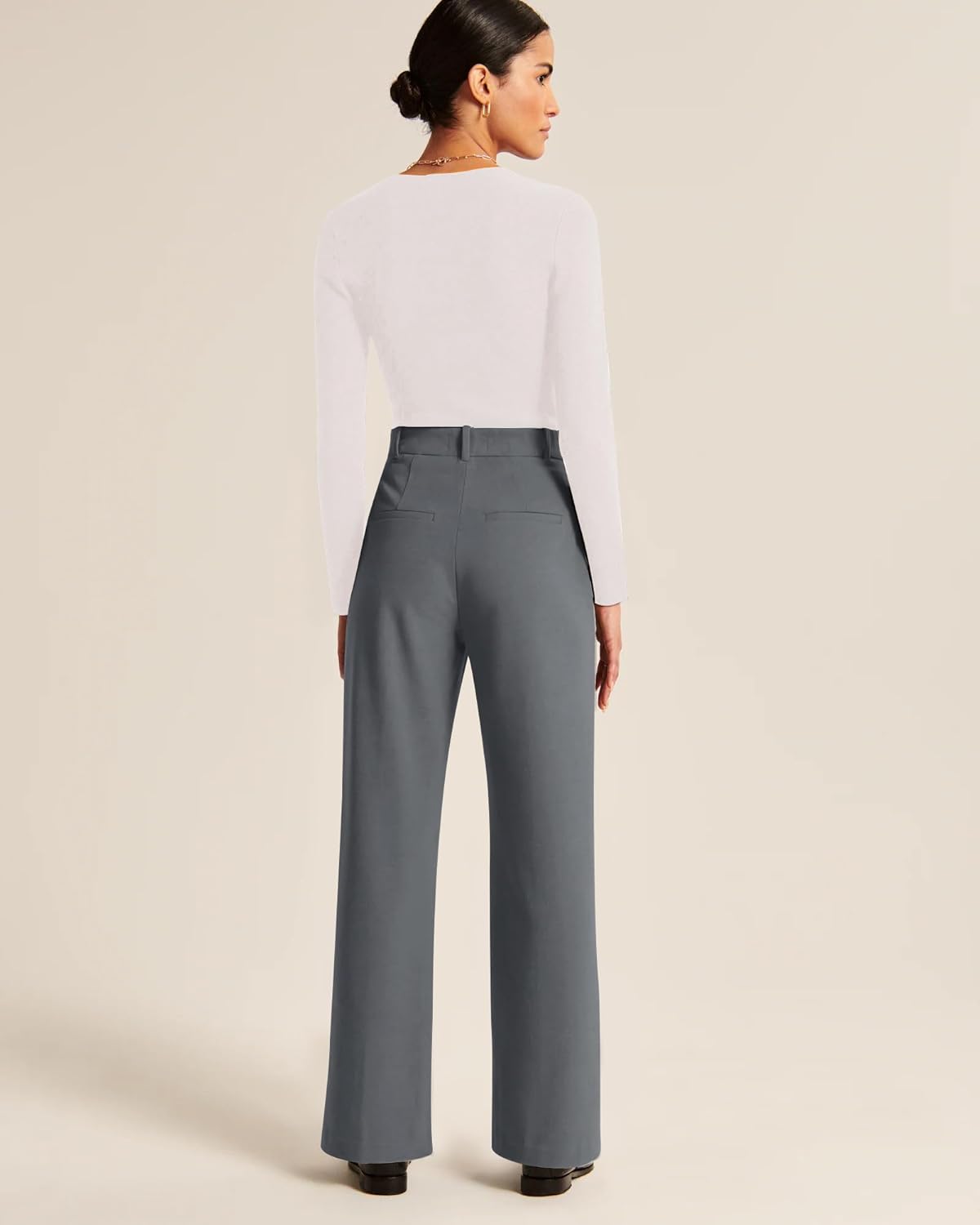 High-Waisted Work Pants for Women – Business Casual Office Trousers with Pockets (2025 Edition)