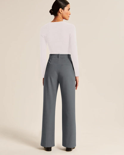 High-Waisted Work Pants for Women – Business Casual Office Trousers with Pockets (2025 Edition)