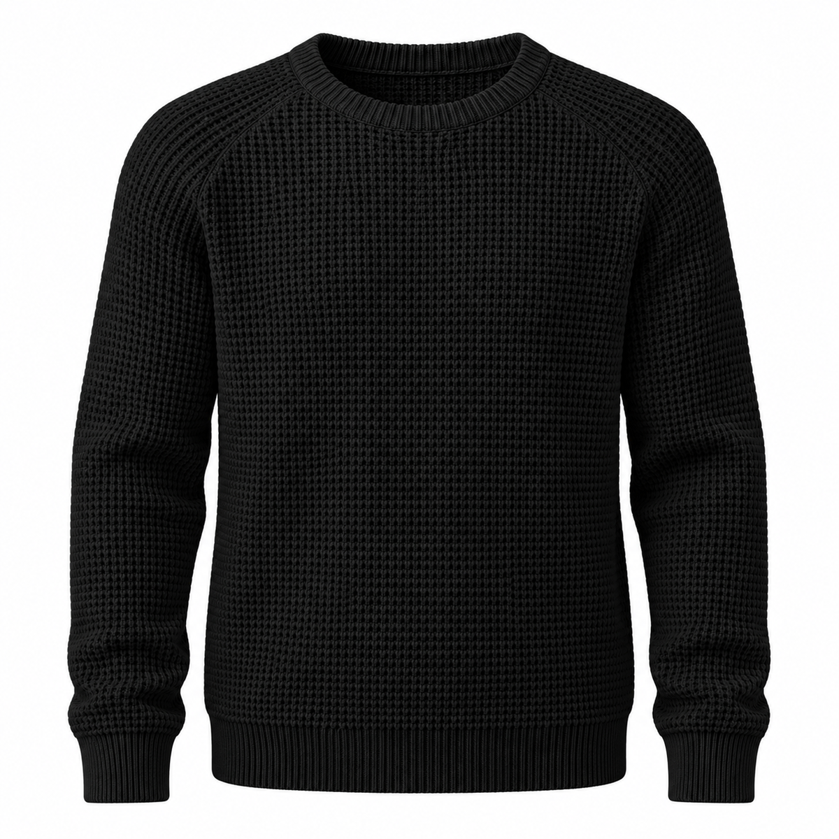 🔥 BESTSELLER | 8PCS $25.99 | Men’s Waffle Knit Crewneck Sweater