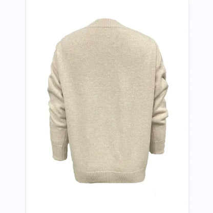 Women's Drop Shoulder Split Hem Sweater