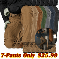 🔥Black+Khaki+Navy+Charcoal +Green +Brown+Brown Grey(7 Pants Together)