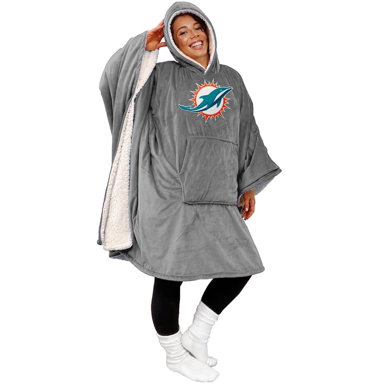 Hot Sale - 60" x 80" Wearable Hooded Blanket with Logo Patch
