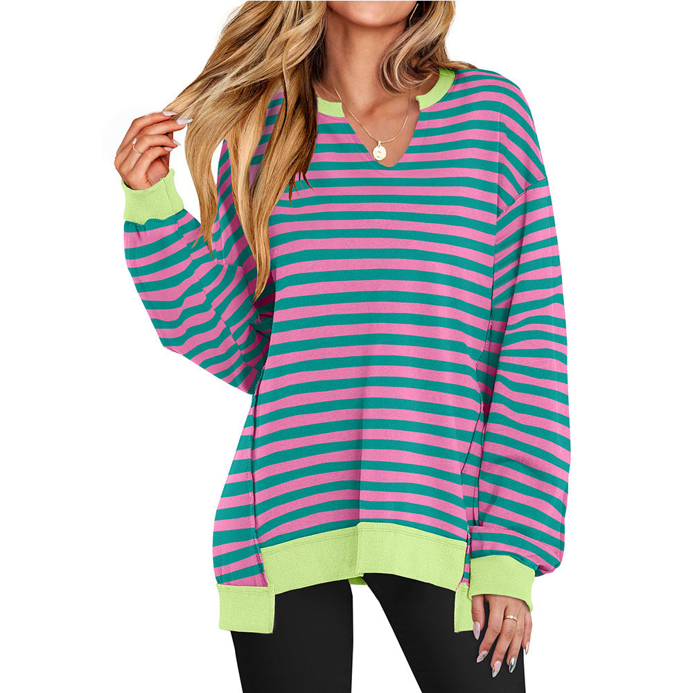 4 Pack-Rose red stripes