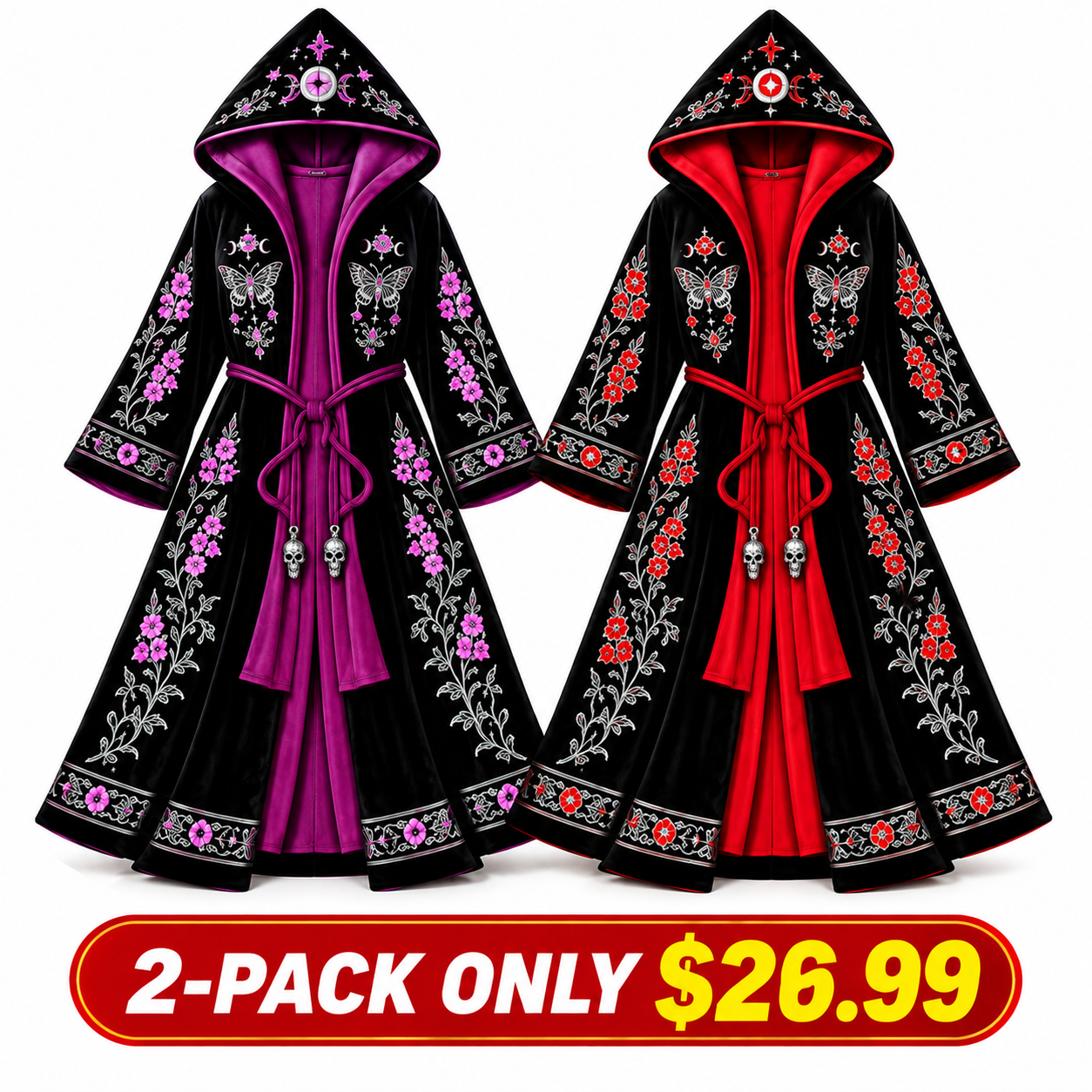 2 Pack(Dusk Moth+Blood Rose)