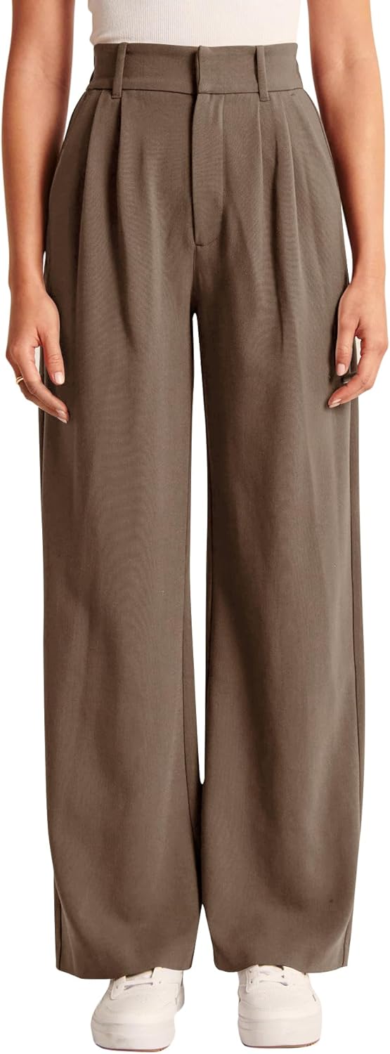 High-Waisted Work Pants for Women – Business Casual Office Trousers with Pockets (2025 Edition)