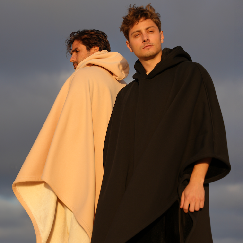 🎃Halloween Sale - Solid Color sided Fleece Hoodie Blanket