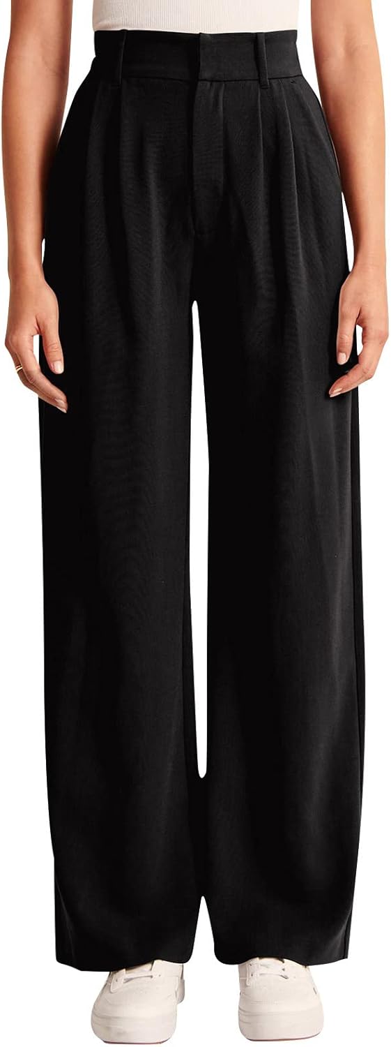 High-Waisted Work Pants for Women – Business Casual Office Trousers with Pockets (2025 Edition)