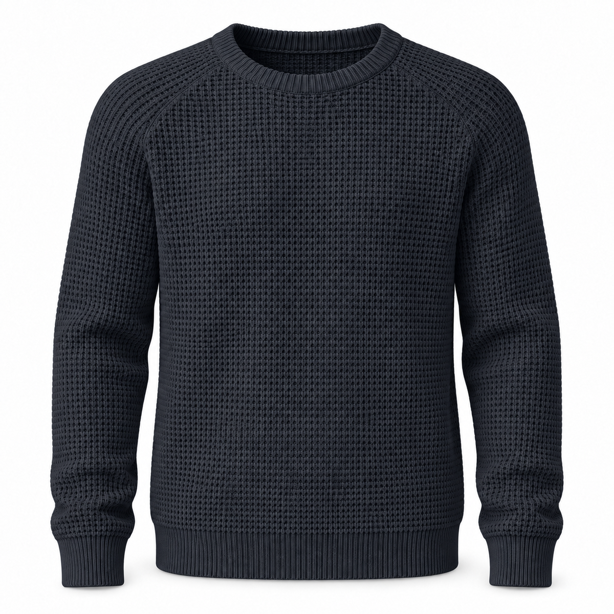 🔥 BESTSELLER | 8PCS $25.99 | Men’s Waffle Knit Crewneck Sweater