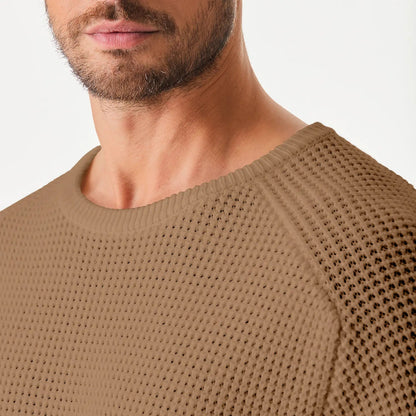 🔥 BESTSELLER | 8PCS $25.99 | Men’s Waffle Knit Crewneck Sweater
