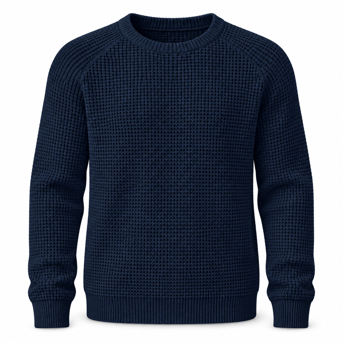 🔥 BESTSELLER | 8PCS $25.99 | Men’s Waffle Knit Crewneck Sweater