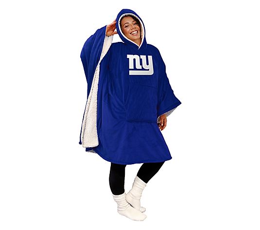 Hot Sale - 60" x 80" Wearable Hooded Blanket with Logo Patch