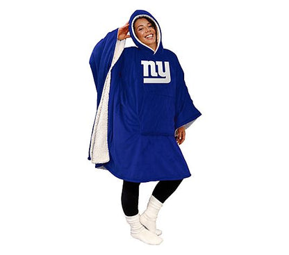 Hot Sale - 60" x 80" Wearable Hooded Blanket with Logo Patch