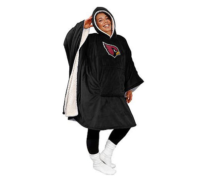 Hot Sale - 60" x 80" Wearable Hooded Blanket with Logo Patch
