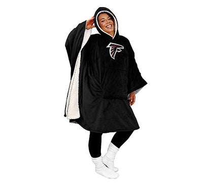 Hot Sale - 60" x 80" Wearable Hooded Blanket with Logo Patch