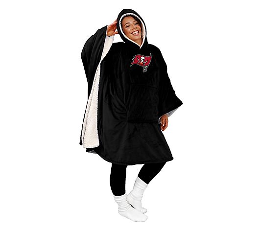 Hot Sale - 60" x 80" Wearable Hooded Blanket with Logo Patch